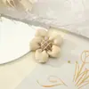 Accesorios de Ropa Flor de Girasol Pequeña Tridimensional Rellena de Algodón Dulce Estilo Bosque Accesorios de Material Semi-Terminado Flor de Cinco Pétalos Colorida DIY