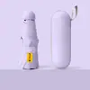 Mini Paraguas Cápsula de Bolsillo para Mujer, Sombrilla, Protección UV, Doble Uso para Sol y Lluvia, Paraguas Plegable