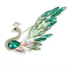 Broche Pavão de Liga com Strass Estilo Coreano Fashion e Personalizado Popular Criativo Feminino Cardigã Fênix Corsage Joia Alfinete