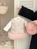 Vestido de Princesa para Niña Otoño e Invierno Falda Tutú para Bebé Falda Tutú Vestido para Bebé Niña Vestido de Un Año Falda Chaleco