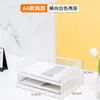 Organizador de documentos a4 caja de almacenamiento y organización de escritorio multicapa de gran capacidad estante clasificador de rollos de documentos y archivos de oficina