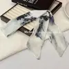 Nuevo Pañuelo de Seda Tinta China Cinta para el Cabello Larga Retro Cinta Larga Antigua Versátil Estilo Universitario Para Salir Chica Mori Fresco