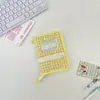 59266 Estilo Coreano Hecho a Mano Acolchado Carpeta Portátil Mini Cuaderno Almacenamiento Cubierta de Cuaderno Reemplazo Cuaderno Pequeño