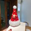 Decoraciones navideñas Horquilla de Papá Noel accesorios para el cabello de princesa para niños horquilla navideña pequeño regalo