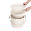 FaSoLa Cubo Grande para el Hogar con Tapa Cubeta de Plástico Espeso Lavabo Cubeta de Lavandería Juego de Lavabo para Dormitorio de Estudiante
