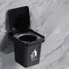 Nuevo cubo de basura cenicero creativo de pared, cenicero sin llama, puede estar sobre una mesa, mini cenicero, práctico y fácil de usar