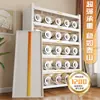 Armario de almacenamiento para balcón de acero, armario de almacenamiento a prueba de sol para el hogar, armario de almacenamiento de gran capacidad de varios niveles de pie, estantería de pared para dormitorio