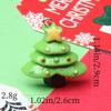 Resina de Natal pequeno pingente Papai Noel Decoração de árvore de Natal pequeno pingente Brinco DIY Colar Suprimento transfronteiriço