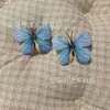 Mariposa Simulada Xiaohongshu Popular Mariposa DIY Decoración de Escena Mariposa Ventana Estilo Jardín Monet Arreglo de Pared de Mariposas