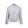Ropa Vintage Yidao Otoño 2026 Nuevo Estilo Retro Americano High Street Biker Hebilla Metálica Casual Chaqueta Corta de Cuello Alto
