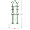 Espaldera para Rosas Trepadoras Plantación de Clematis Valla de Jardín Soporte para Flores de Exterior Poste de Soporte Hierro Forjado Plantas Trepan