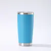 Fornecimento direto do fabricante 20oz copo de carro com revestimento em pó aço inoxidável 304 camada dupla isolamento a vácuo frio e quente copo rei do gelo copo de carro