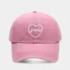 Boné de Baseball Vintage Lavado Paris Transfronteiriço Boné de Algodão Lavado Bordado em Inglês Chapéu Esportivo Casual Masculino e Feminino