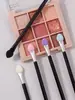 10 Piezas Brochas Dobles para Sombras de Ojos Moda Útil Mango Largo Aplicadores de Esponja Palito Pincel para Labios Cejas Herramienta de Maquillaje Belleza