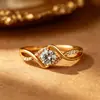 Anel de Diamante em Fileira Clássico Estilo Francês de Luxo Leve S925 Prata Pura Art Source, Anel Feminino Moderno e Versátil