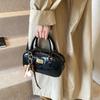 Bolso de Mano de Moda Tipo Bolso de Bolos para Mujer 2026 Nuevo de Moda Cuadrado Pequeño Mate Gran Capacidad Bolso de Hombro Cruzado para Viajes