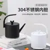 Chaleira para Fogão de Indução de Aço Inoxidável 304 Chaleira de Fundo Plano Bule Chaleira Doméstica Espessa para Ferver Chaleira Simples Individual