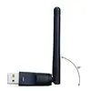Tarjeta de red inalámbrica para decodificador MT7601, 150m, USB 2DB, antena todo en uno, receptor WIFI