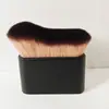 Cepillo Multifuncional para Loción Corporal Transfronterizo, Cepillo para Bronceado, Cepillo para Base de Maquillaje Líquido, Cepillo Plano Suave de Bambú, Cepillo Ondulado, Herramientas de Belleza