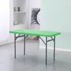 Mesa plegable portátil para exteriores, para puesto de mercado nocturno, sencilla, rectangular, para reuniones, hogar, comedor, mesa y silla de comedor