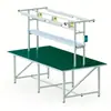 Bancada Anti-Estática, Mesa de Embalagem Dupla Estação, Mesa de Operação e Embalagem, Mesa de Trabalho para Oficina de Fábrica, Mesa de Manutenção, Mesa de Inspeção