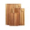 Tabla de Cortar de Madera Simple Madera Maciza Madera de Acacia Tabla de Cortar Rectangular Tabla de Picar Plato para Sushi y Snacks Tabla de Picar de Madera