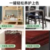 Aceite cera para madera a base de agua para interiores para la renovación de muebles de madera maciza, transparente, anticorrosión, resistente a la intemperie, aceite para madera, barniz transparente, uso doméstico, alto brillo