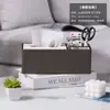 Caja de almacenamiento de pañuelos de cuero para habitación de negocios, caja de pañuelos con sello dorado de hotel, caja de almacenamiento de pañuelos de cuero para habitación de negocios