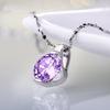 Venta caliente Tmall, collar de plata, estilo japonés y coreano, cadena de clavícula corta, colgante de diamantes para mujer, collar simple, accesorios al por mayor