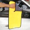 Toalla Gruesa para Limpieza de Coches, Toalla Absorbente de Doble Cara de Felpa de Coral para Limpiar Coches, Regalo para Gasolinera