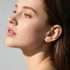 Pendientes de Nudo Celta Vintage de Trébol en Plata de Ley S925 Estilo Europeo y Americano, Pendientes de Nicho Modernos y Únicos Que No Se Desvanecen