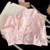 2025 Pijamas Nuevos para Niños Primavera y Otoño Niñas Algodón Nube Mangas Largas Ropa de Casa para Niñas Medianas y Grandes Otoño Princesa