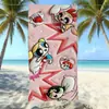 Toalla de Playa de Microfibra de Las Chicas Superpoderosas Secado Rápido y Absorbente de Agua Toalla de Baño para Nadar Infantil Portátil para Viajes Tamaño Grande