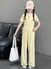 Conjunto de Verão com Manga Curta para Meninas 2026 Novo Estilo para Meninas Mais Velhas, Roupa Casual da Moda, Roupa de Verão Infantil com Calça Ampla Fluida