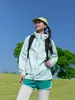 Nova Roupa de Proteção Solar de Verão para Mulheres, Leve e Respirável Jaqueta de Seda Gelada com Fator UPF50+ Anti-UV, Roupa de Proteção para Pele ao Ar Livre para Casais