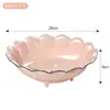 Frutero Giratorio de Alta Gama Lujo Ligero Alta Apariencia Plato de Postre Plato de Fruta Seca Mesa de Café Doméstica Plato de Bocadillos Bandeja de Almacenamiento