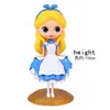 Decoraciones para Pastel del Día del Niño Adornos Topper de Cumpleaños Accesorios Inserts de Repostería de Princesa Escena de Cumpleaños de Princesa Elsa