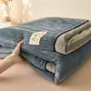 Manta de vellón de leche, manta multifuncional engrosada, manta para siesta en la oficina, manta para cubrir sofá de dormitorio, adecuada para todas las estaciones y habitaciones con aire acondicionado