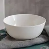 Tigelas e pratos de cerâmica simples nórdico cor sob o esmalte tigela para macarrão instantâneo tigela grande linha preta louça doméstica criativa vendas por atacado