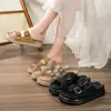 Sapatos Birkenstock Versáteis e Modernos para Mulheres 2026 Verão Novo Estilo Meio-Chinelos para Exterior Sandálias Femininas para Uso Diário