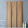 Azulejos con veta de madera, 150x900 mm, para salas de estar y dormitorios, creando una atmósfera cálida y acogedora; 200x1200mm, para hoteles y estudios, con un diseño de veta de madera sintética