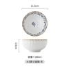 Cuenco de cerámica de estilo japonés para el hogar, sencillo, de color bajo esmaltado, de aspecto elegante, de fábrica, venta al por mayor, cuenco de arroz, cuenco pequeño redondo