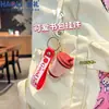 2026 Llavero Creativo de Casa Feliz Gordo de Dibujos Animados Colgante Exquisito para Mochila para Estudiantes Hombres y Mujeres Regalo de Regreso a Clases