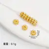 Acessórios para Pulseira Colar DIY Feito à Mão Pérola Cristal Prata Dourada Tibetana Floco de Neve Espaçador Engrenagem Espaçador Contas