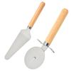 Utensílios de Confeitaria Espátula de Bolo Aço Inoxidável Espátula de Pizza Cozinhar Alimentos Espátula de Cozinha Espátula Triangular para Queijo Faca de Pizza