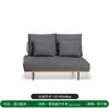 Sofá Nórdico de Exterior Combinación Ratán Teca Impermeable Protector Solar Hotel Villa Patio Ocio Mesa de Centro Muebles de Terraza