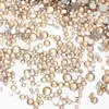 Venta Caliente Transfronteriza 1440 Piezas de Decoraciones para Uñas, Tamaños Mixtos en Bolsas, Vidrio de Cristal DIY Brillantes Coloridos de Fondo Plano