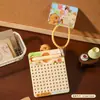 Chaveiro de Quadro de Desenho Magnético de Capivara Pingente de Bolsa Decoração Brinquedo Infantil para Alívio de Estresse Presente Venda por Atacado