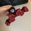 Pinza para el Cabello con Lazo Francés para Mujer, Pinza Grande para el Cabello, Pinza Pequeña de Lujo Fragante, Pinza de Tiburón, Nuevo al por Mayor