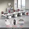 Conjunto de escritorio y silla de oficina simple y moderno, adecuado para una sola persona, escritorio de gerente o escritorio ejecutivo
